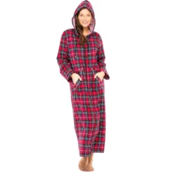 Women's Cotton Flannel Nightgown, Long Hooded Night Dress -Trendy Women GUEST e3f9458f 043c 4f8c a63c dfba157cddb8