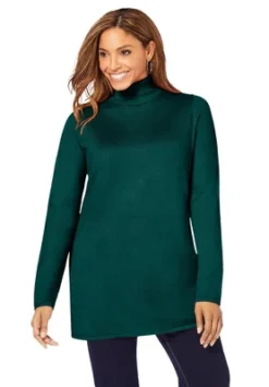 Jessica London Women’s Plus Size Cotton Cashmere Turtleneck 30 Jessica London Women’s Plus Size Cotton Cashmere Turtleneck -Trendy Women GUEST e3f996c1 105a 40ae 925e 868279e779bf