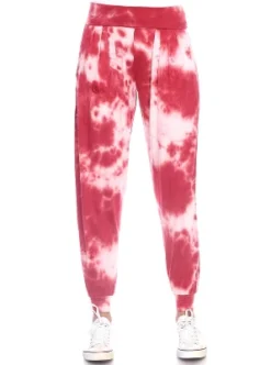Women's Tie Dye Harem Pants With Pockets - White Mark 12 Women's Tie Dye Harem Pants With Pockets - White Mark -Trendy Women GUEST e4022e93 9761 4062 b8fd 77ab027e664c