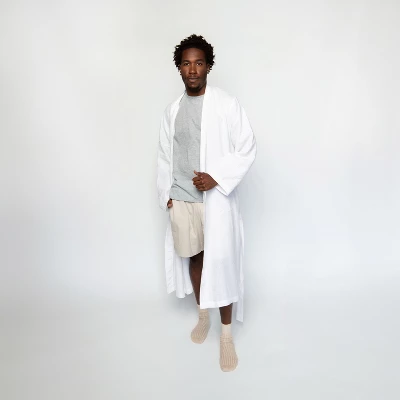 100% French Linen Unisex Bathrobe | BOKSER HOME 10 100% French Linen Unisex Bathrobe | BOKSER HOME - Image 10