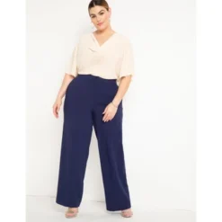 ELOQUII Women’s Plus Size The 365 Suit Straight Leg Pant -Trendy Women GUEST e9de2df2 c03d 44ec 88f0 8d99c0267cd9
