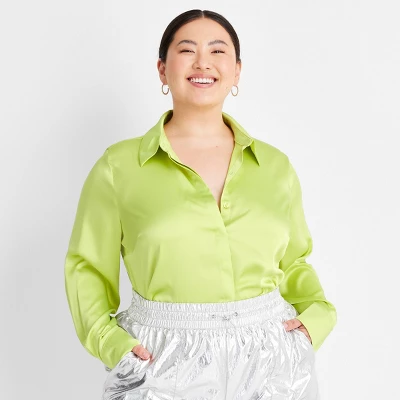 Women's Long Sleeve Button-Front Shirt - A New Day™ 9 Women's Long Sleeve Button-Front Shirt - A New Day™ - Image 9