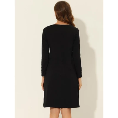 Cheibear Womens Sleepwear Pajama Dress Nightshirt Lace Trim Nightwear Lounge Nightgowns 2 Cheibear Womens Sleepwear Pajama Dress Nightshirt Lace Trim Nightwear Lounge Nightgowns - Image 2