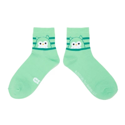 Squishmallows Peekaboo Character Designs Adult 3-Pair Athletic Quarter Crew Socks 2 Squishmallows Peekaboo Character Designs Adult 3-Pair Athletic Quarter Crew Socks - Image 2