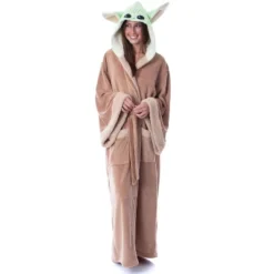 Star Wars The Mandalorian Grogu Baby Yoda Costume Adult Robe Hooded Bathrobe Brown 10 Star Wars The Mandalorian Grogu Baby Yoda Costume Adult Robe Hooded Bathrobe Brown -Trendy Women GUEST f15a485f fc99 41e0 905f 321d6ff73189