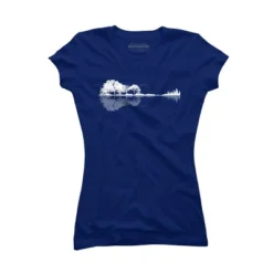 Junior's Design By Humans Nature Guitar By Maryedenoa T-Shirt -Trendy Women GUEST f1c851d7 e295 429b a15b 9b685f919d32