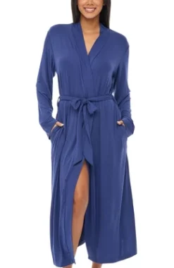 Women's Classic Soft Knit Long Lounge Robe With Pockets -Trendy Women GUEST f6eb3651 bd18 4468 9122 a2b47dd8e307