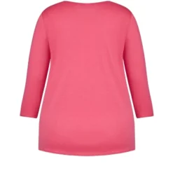 Women's Plus Size Cold Outside Sleep Top - Pink | AVENUE -Trendy Women GUEST f94ab54d 5f85 4f34 ae40 85d89c6059e0