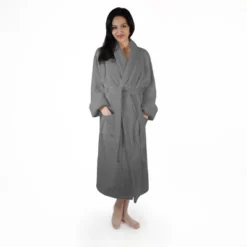 Women's Ultra-Absorbent Cotton Bathrobe By Blue Nile Mills -Trendy Women GUEST fb874baa b86d 41d5 b1f3 3dabe7cfc548