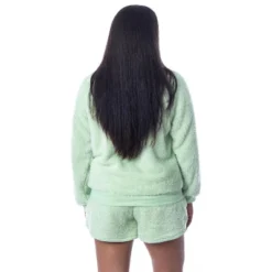 Star Wars Womens' The Mandalorian The Child Sweater And Short Pajama Set Green -Trendy Women GUEST fd2e620f acc5 40f5 a6b7 70f5676a47fb