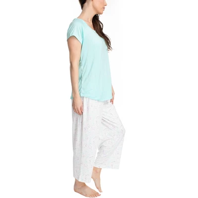 Hanes Womens Sweet Dreams 2 Piece Pajama Set 3 Hanes Womens Sweet Dreams 2 Piece Pajama Set - Image 3