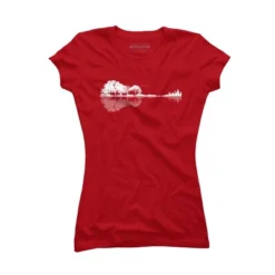 Junior's Design By Humans Nature Guitar By Maryedenoa T-Shirt -Trendy Women GUEST ffb6b14a 2ef0 40e9 b601 84c79623bdd0